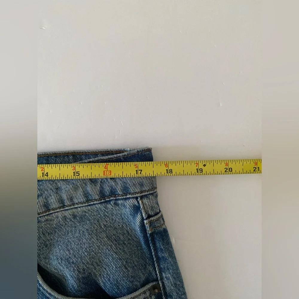 Reformation Women’s Merida Jeans Straight Leg Blue Size 31 High Waist Cotton